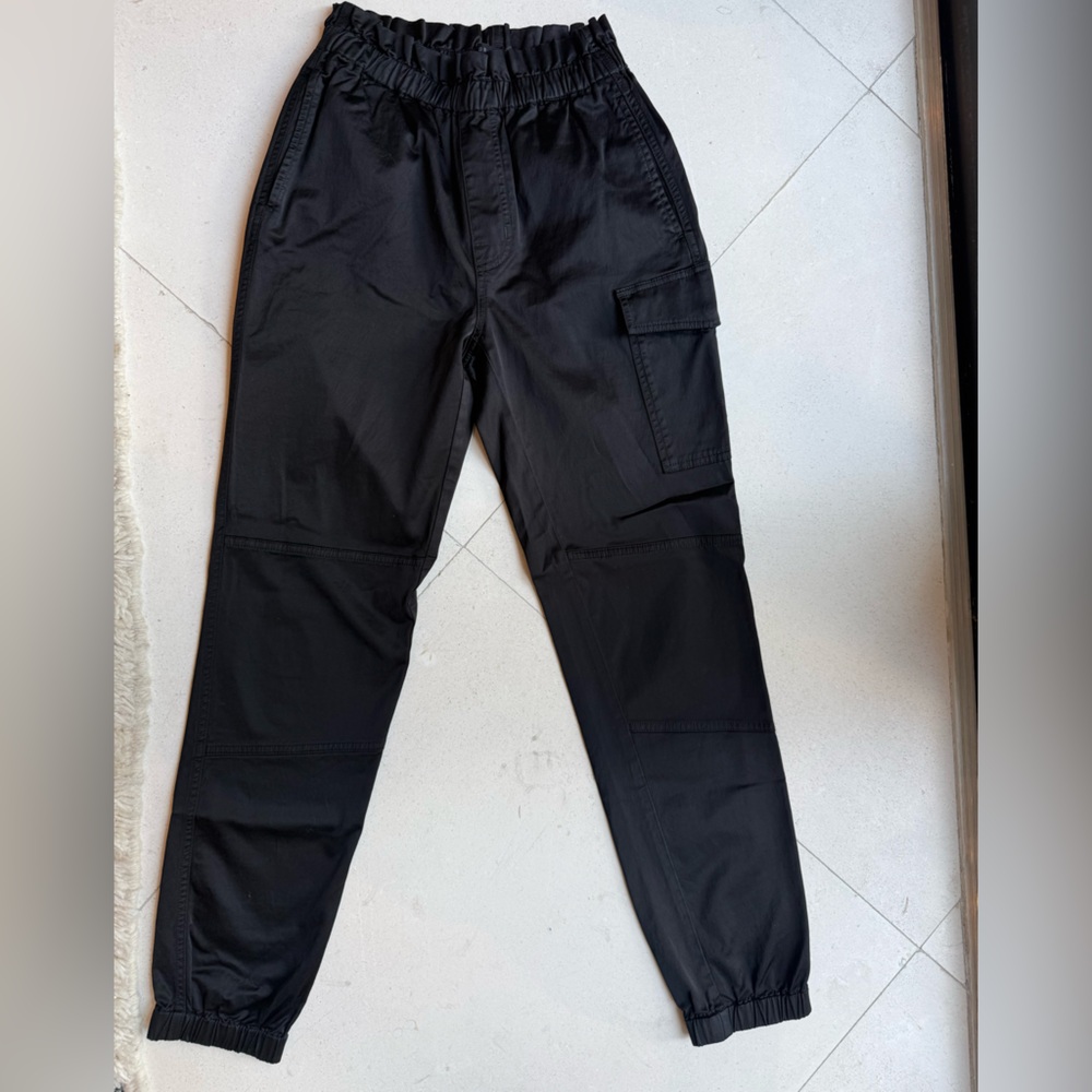 J Brand Women's Black Cargo Joggers